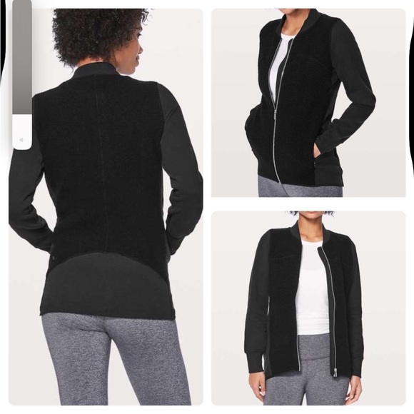 LULULEMON ATHLETICA STAND OUT SHERPA JACKET
